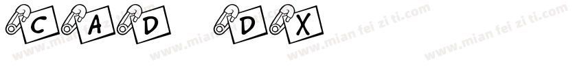 CAD DX8字库字体转换